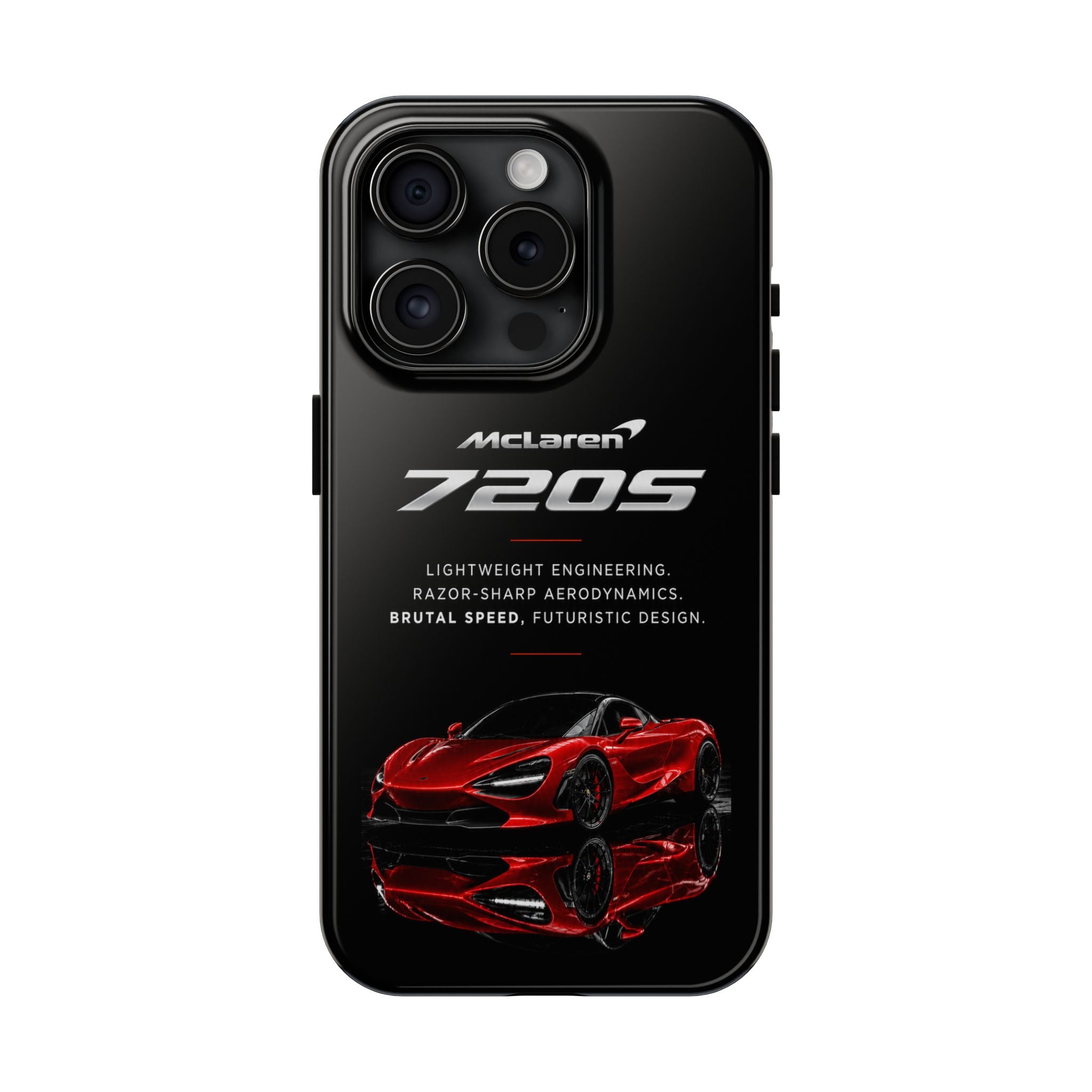 McLaren 720S Phone Case — Glossy Sports Car Tough Protective Cover