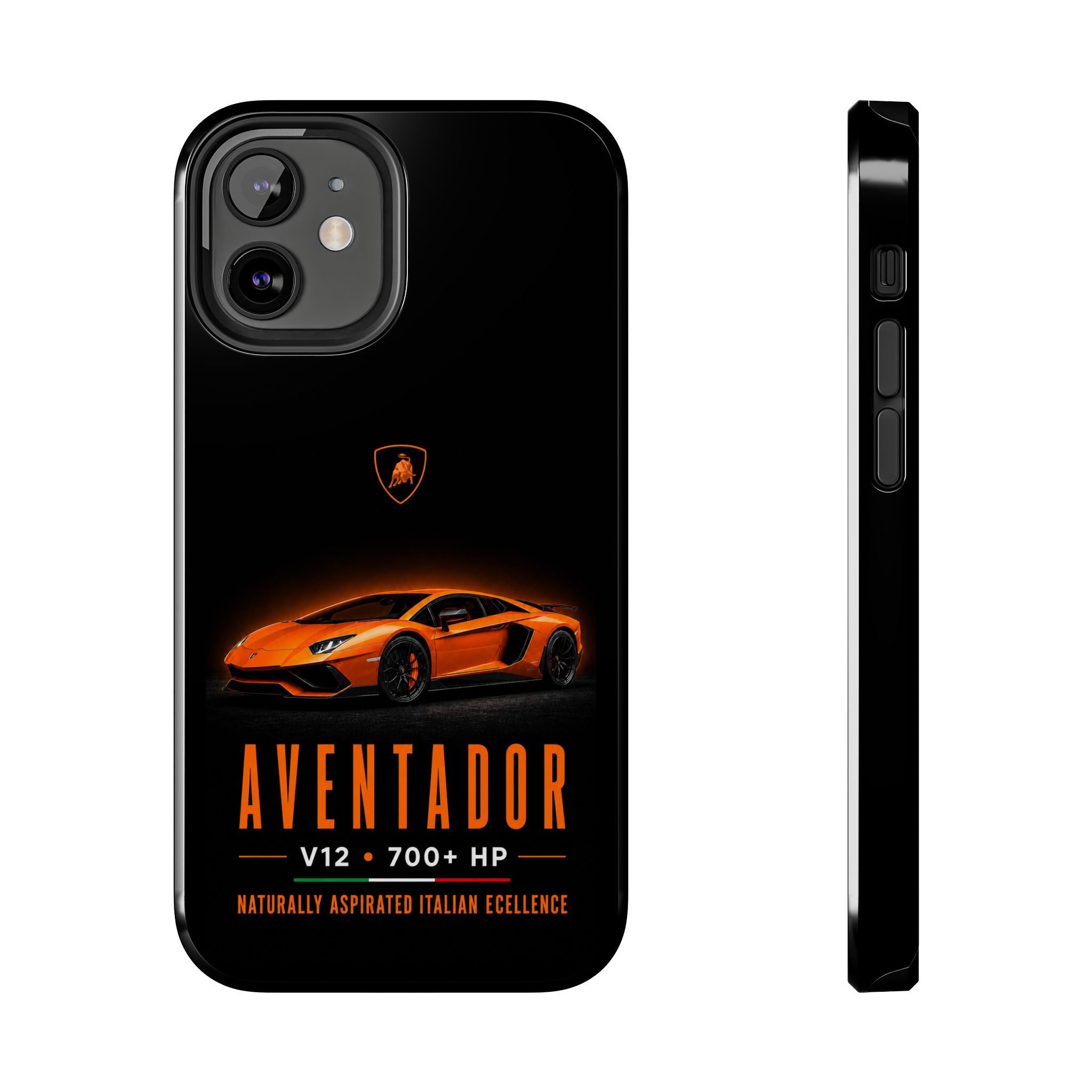 Aventador Sports Car Tough Phone Case — Orange Supercar V12 700+ HP