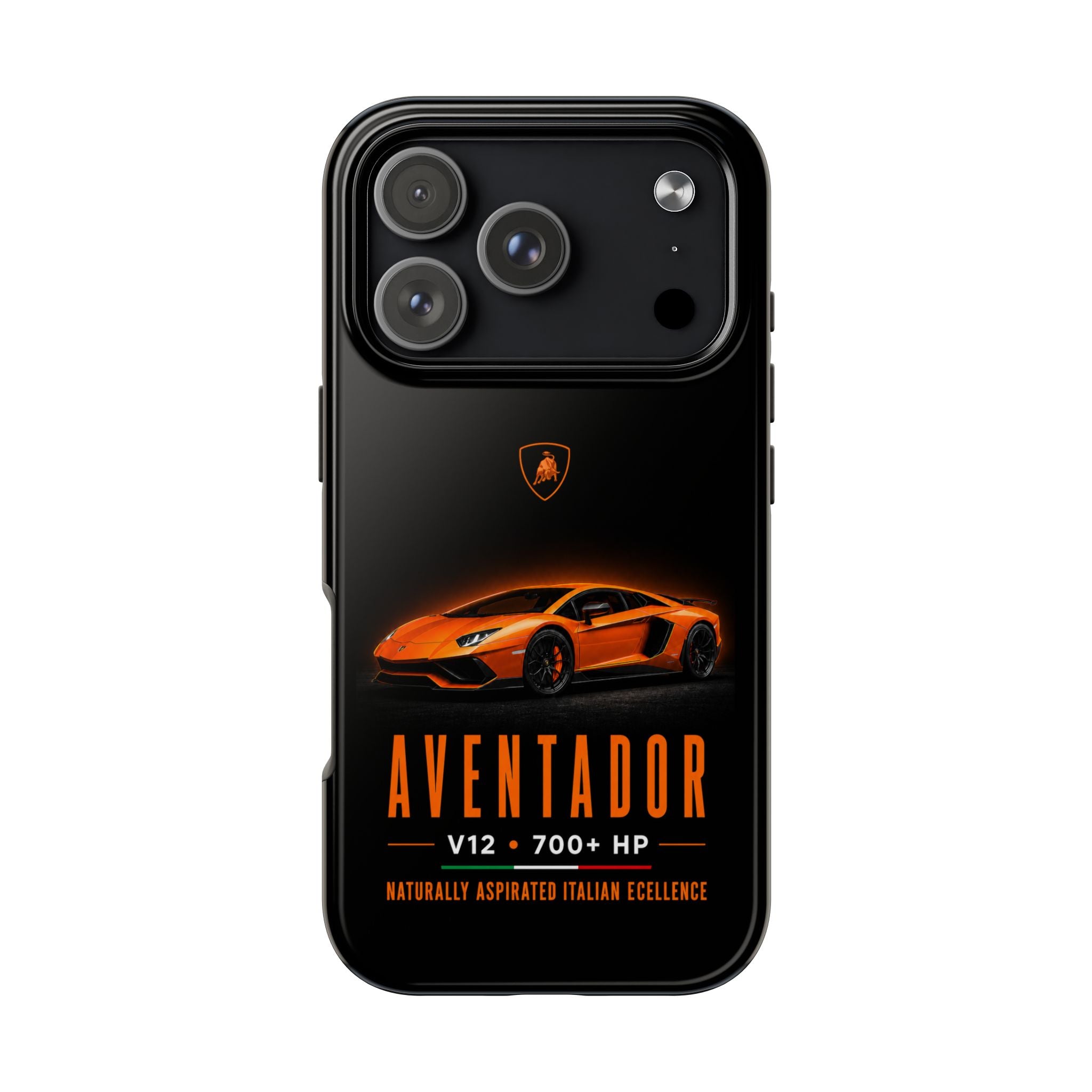 Aventador Sports Car Tough Phone Case — Orange Supercar V12 700+ HP