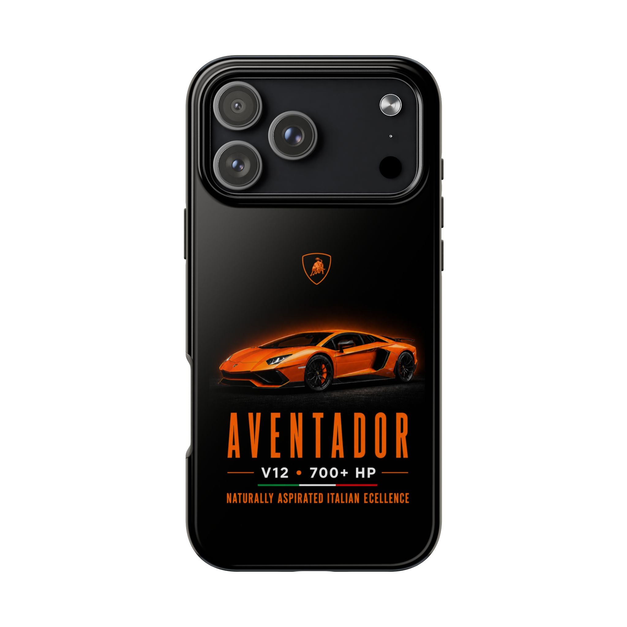 Aventador Sports Car Tough Phone Case — Orange Supercar V12 700+ HP