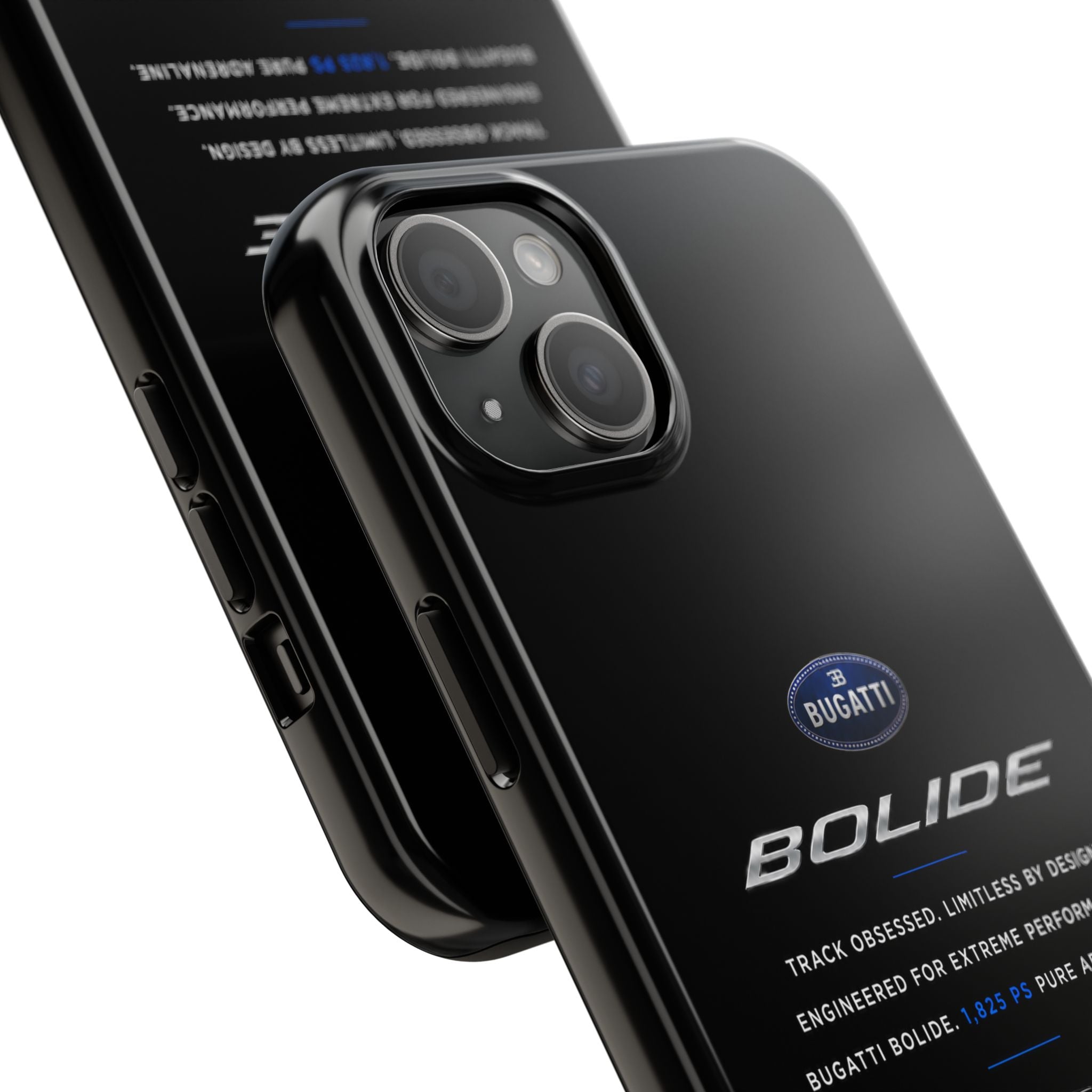 Bugatti Bolide Racing Phone Case — Glossy Protective iPhone Cover