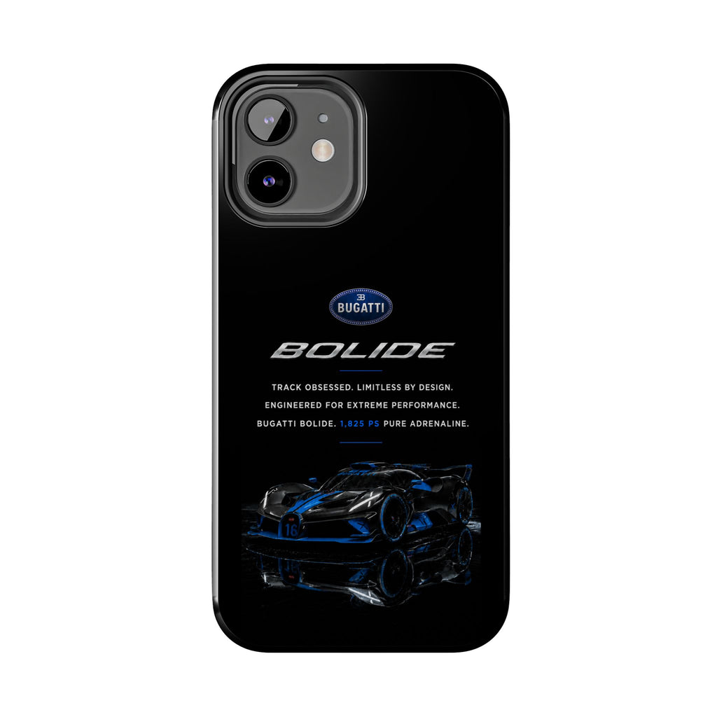 Bugatti Bolide Racing Phone Case — Glossy Protective iPhone Cover