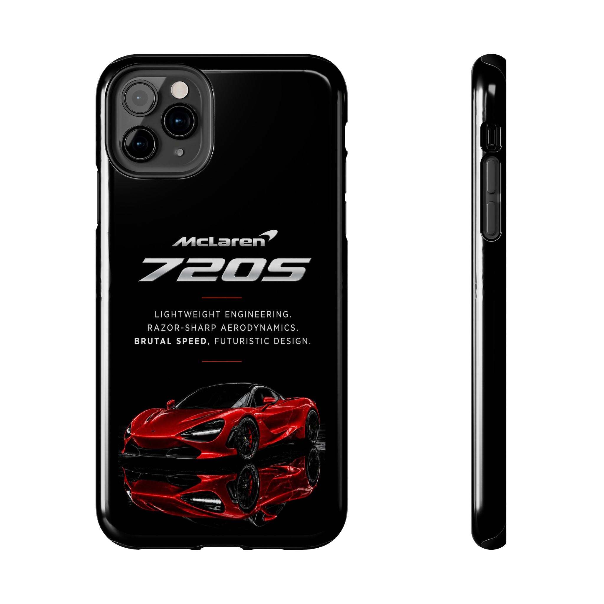 McLaren 720S Phone Case — Glossy Sports Car Tough Protective Cover