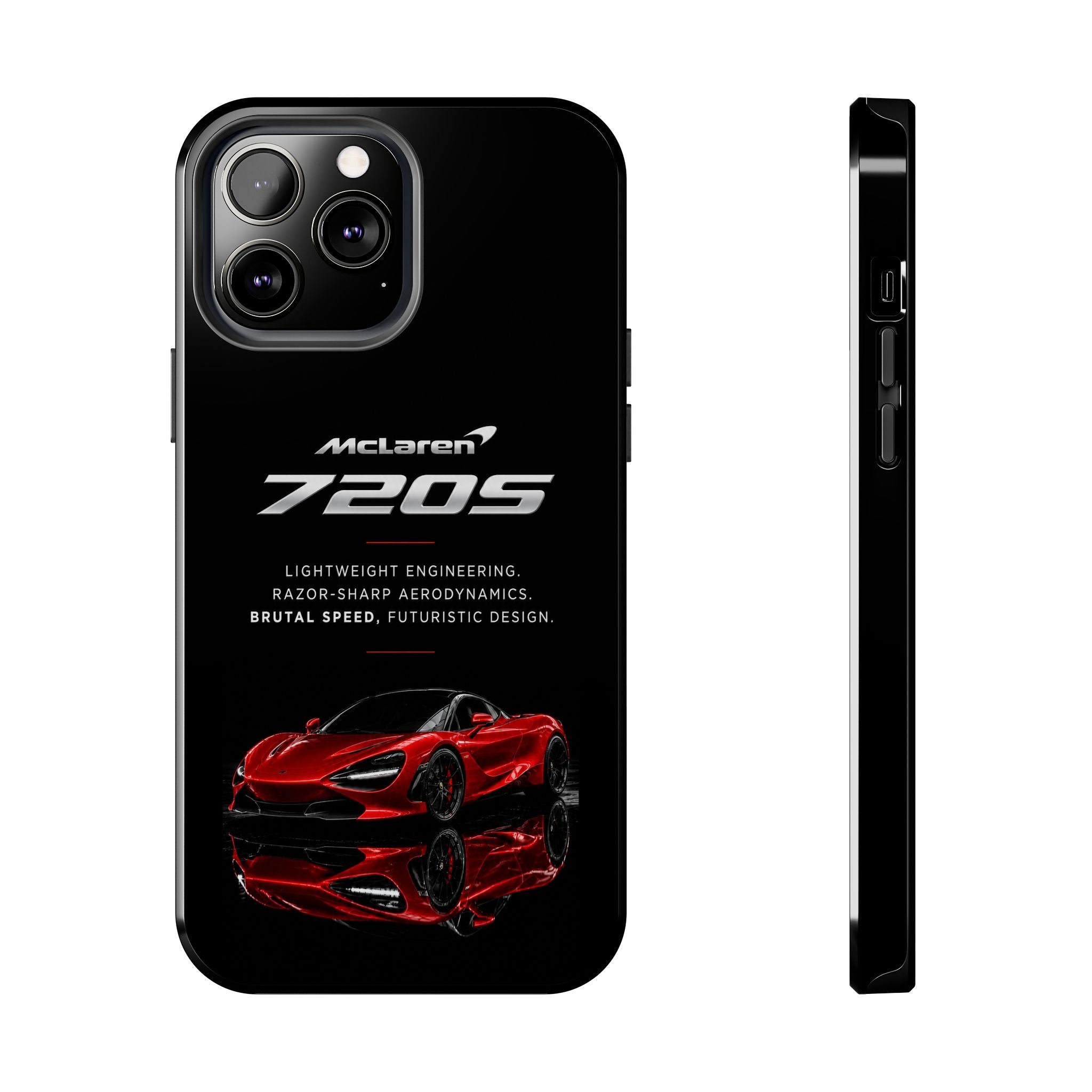 McLaren 720S Phone Case — Glossy Sports Car Tough Protective Cover