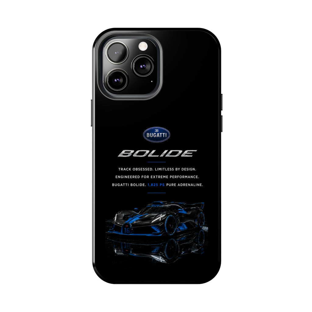 Bugatti Bolide Racing Phone Case — Glossy Protective iPhone Cover