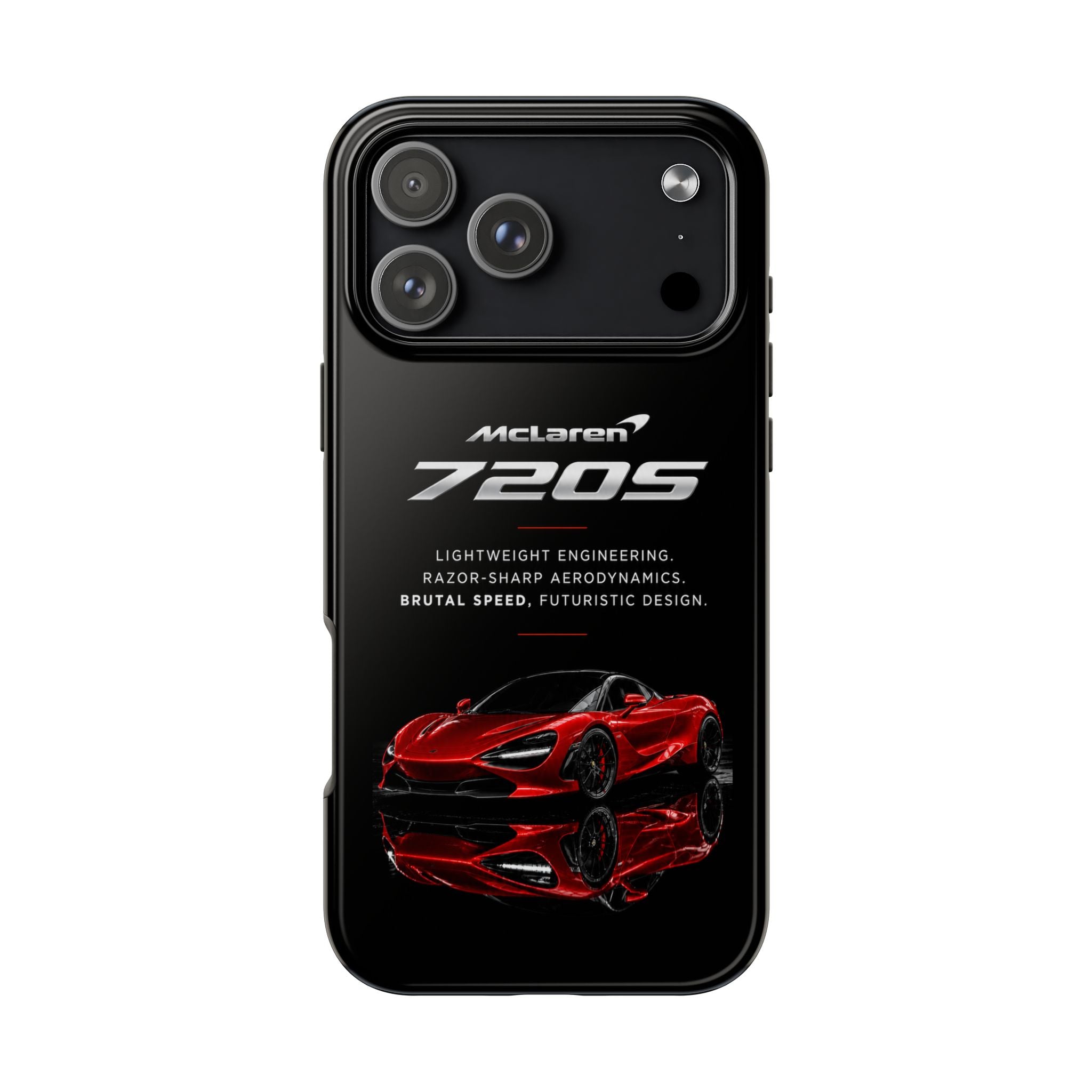 McLaren 720S Phone Case — Glossy Sports Car Tough Protective Cover