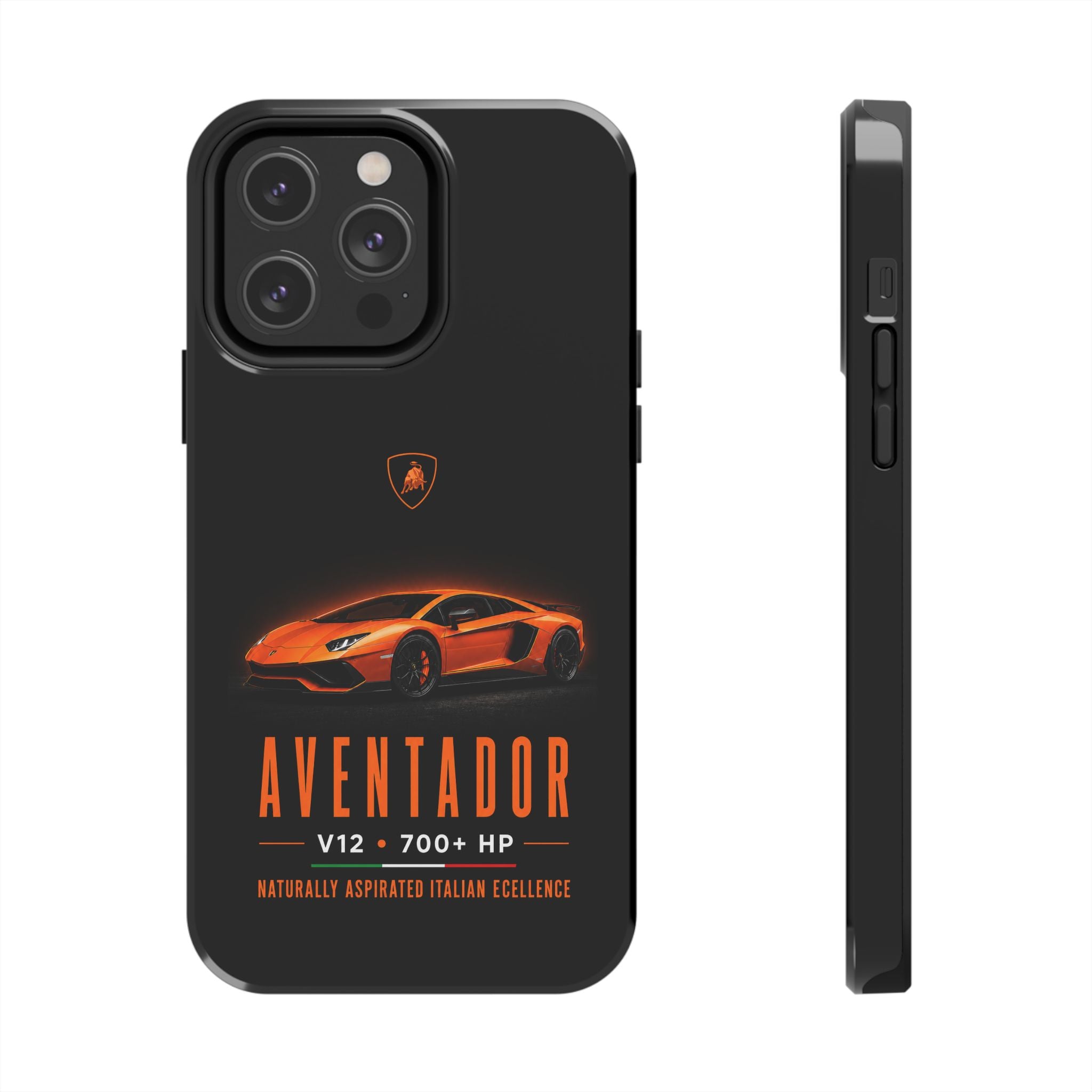 Aventador Sports Car Tough Phone Case — Orange Supercar V12 700+ HP