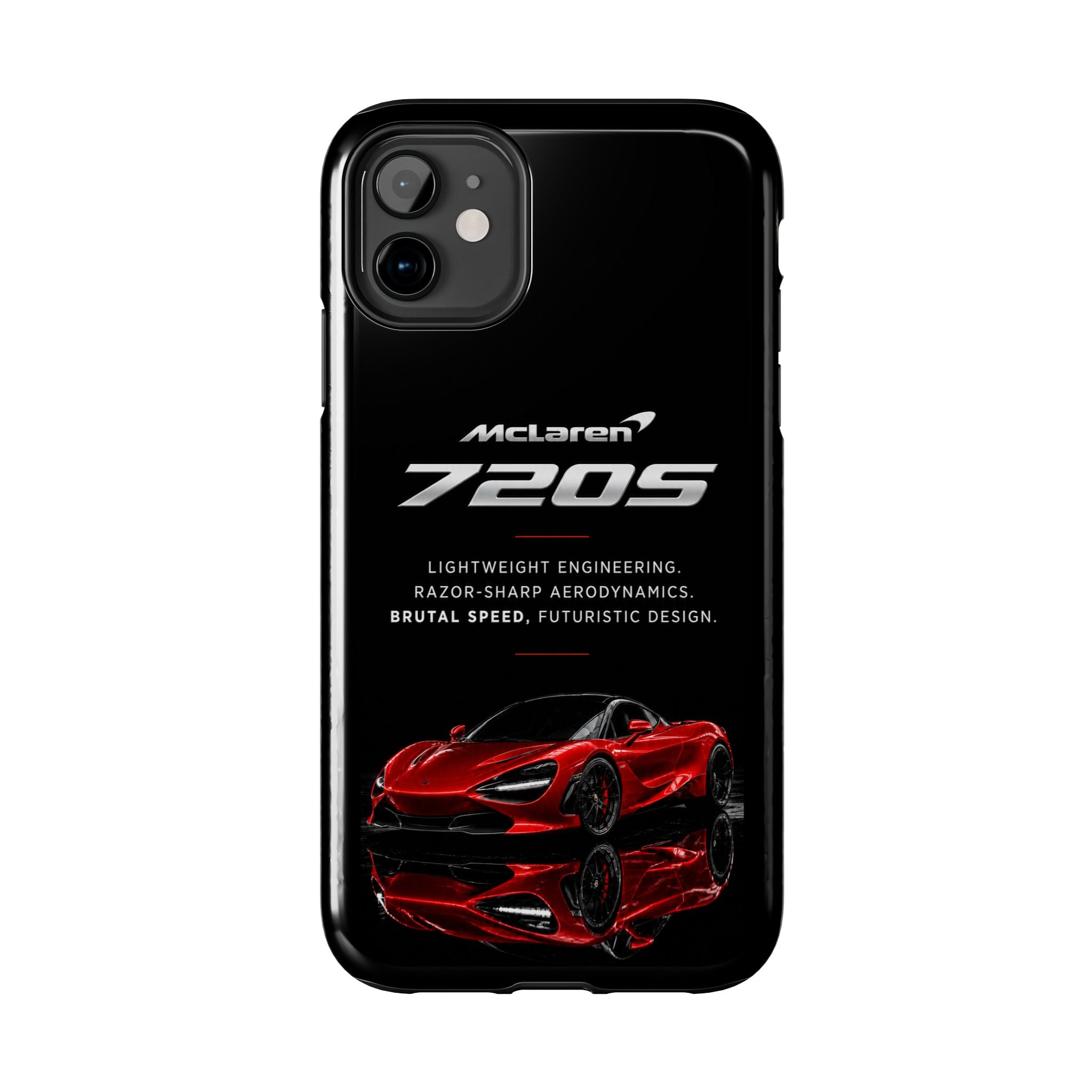 McLaren 720S Phone Case — Glossy Sports Car Tough Protective Cover