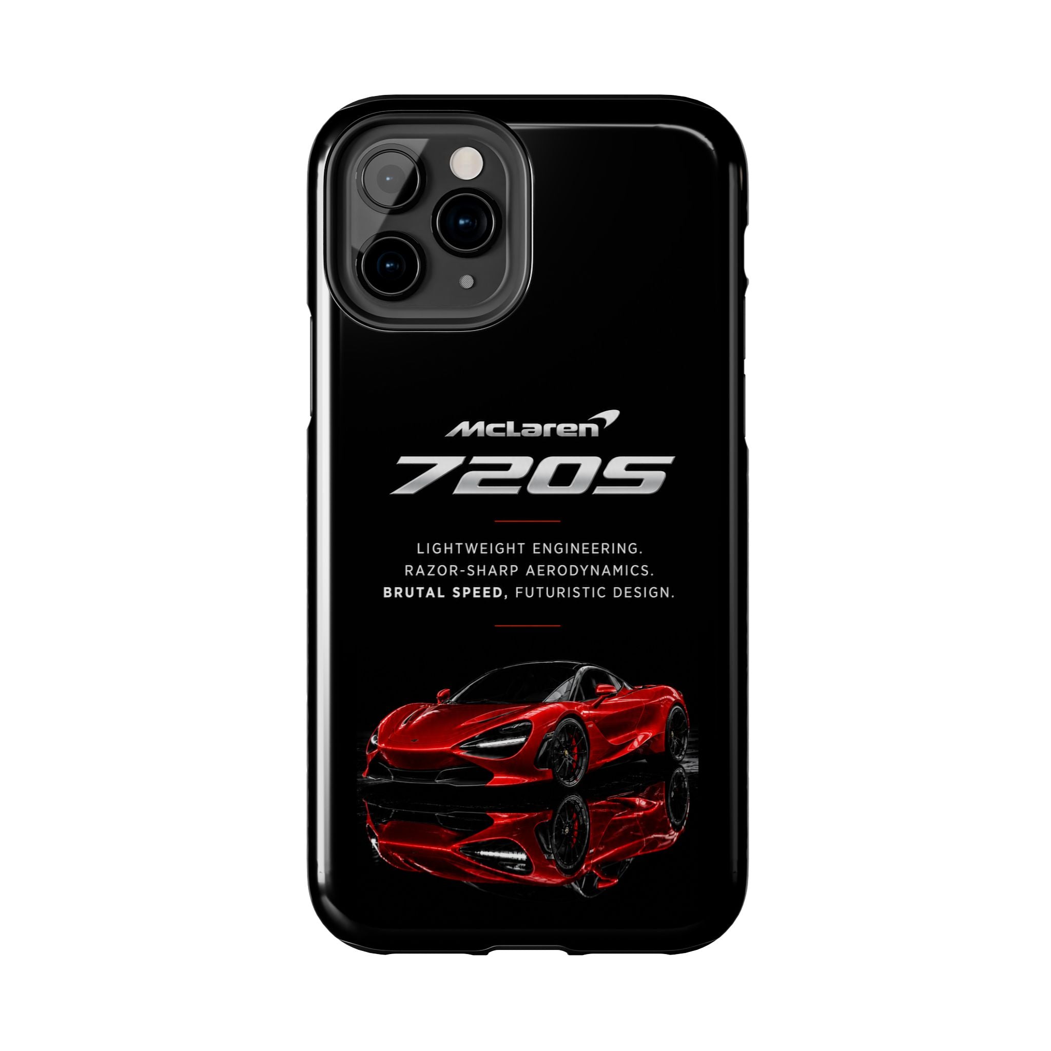 McLaren 720S Phone Case — Glossy Sports Car Tough Protective Cover
