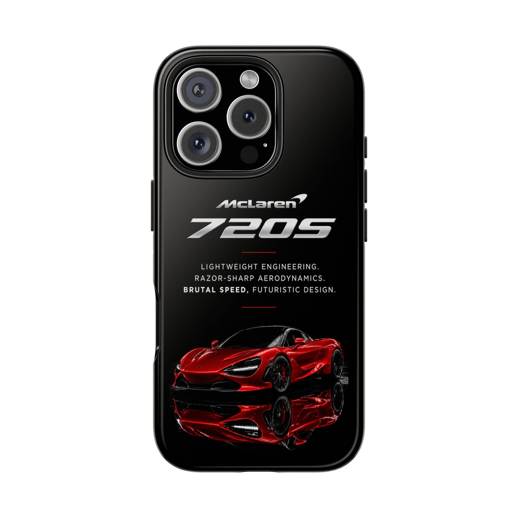 McLaren 720S Phone Case — Glossy Sports Car Tough Protective Cover
