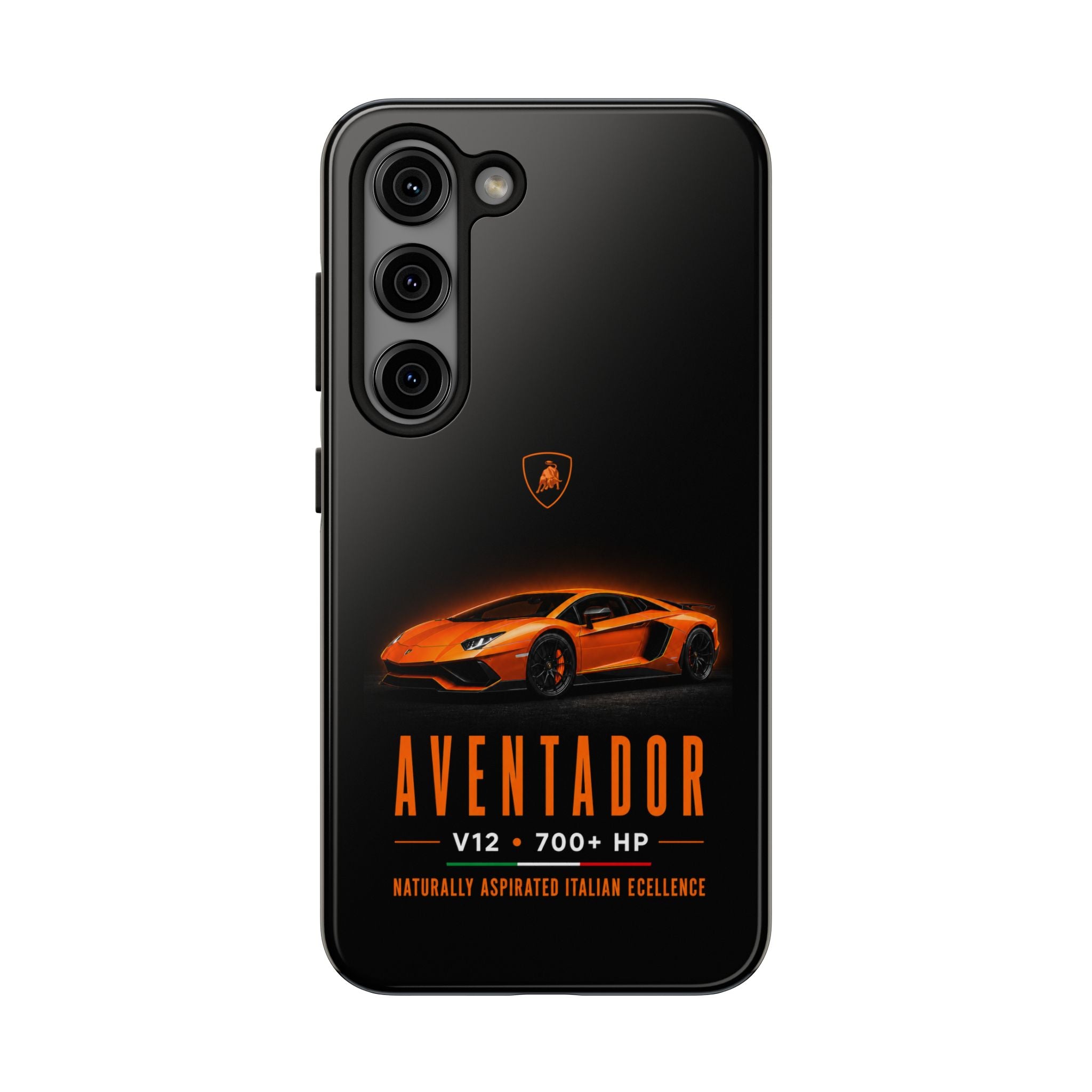 Aventador Sports Car Tough Phone Case — Orange Supercar V12 700+ HP