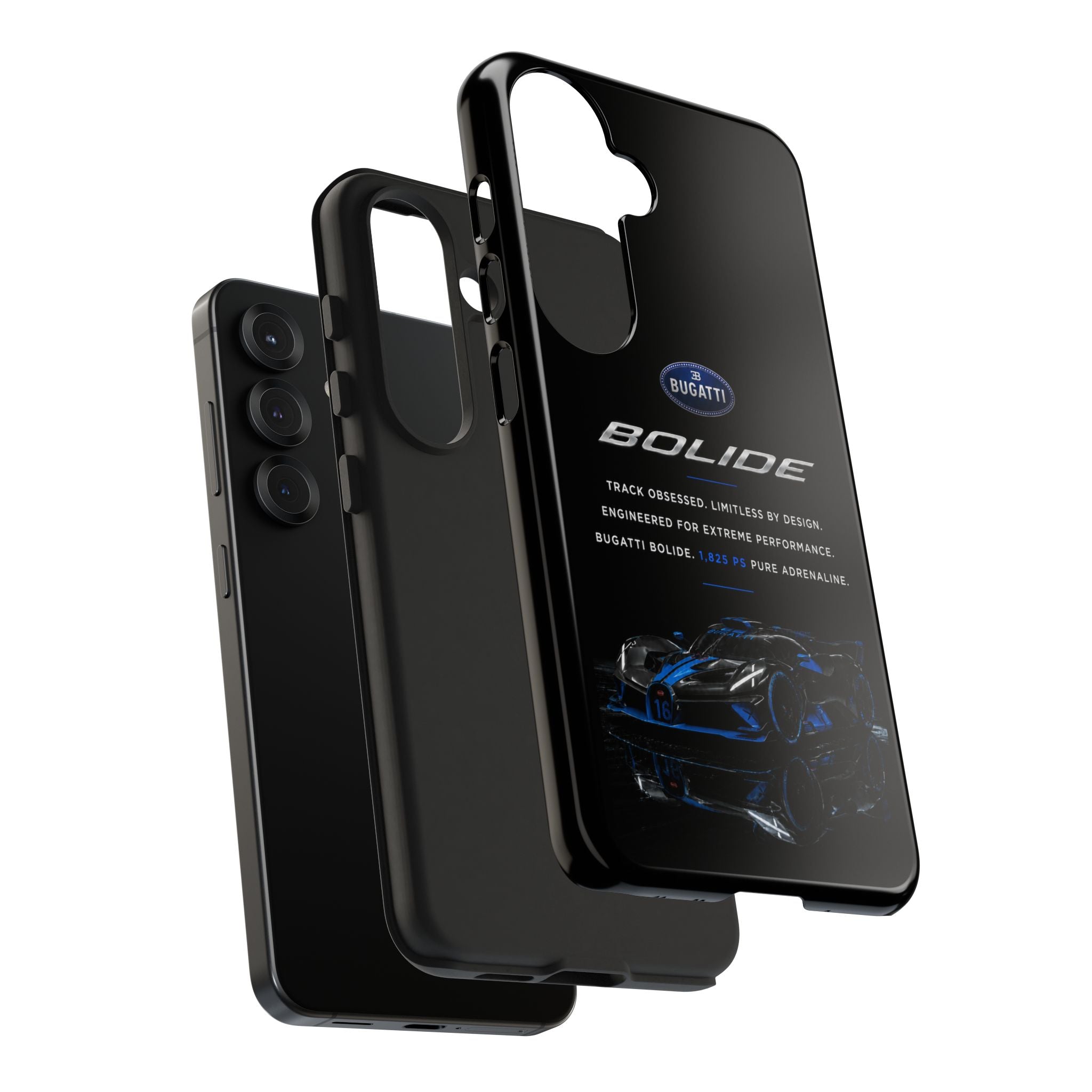 Bugatti Bolide Racing Phone Case — Glossy Protective iPhone Cover
