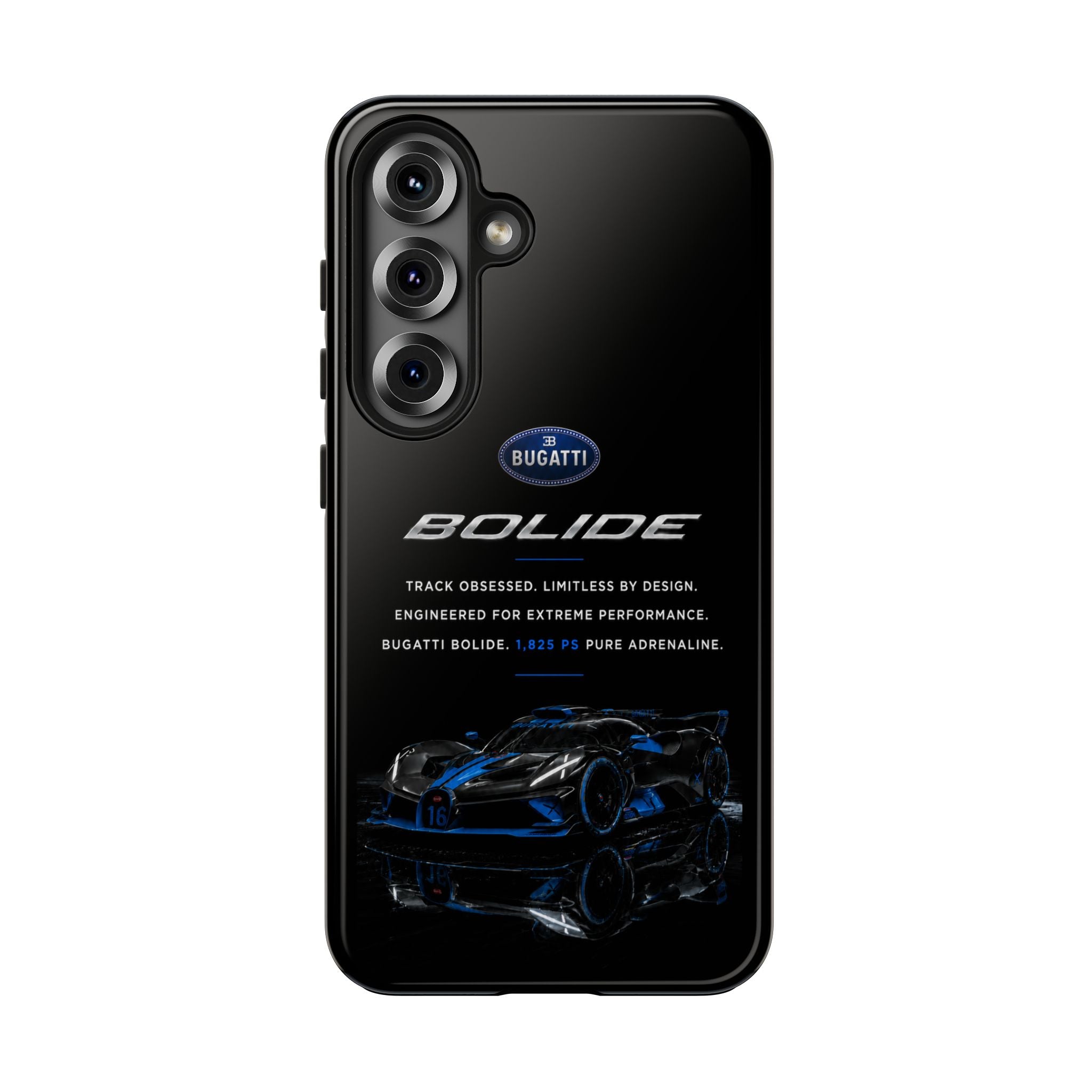 Bugatti Bolide Racing Phone Case — Glossy Protective iPhone Cover