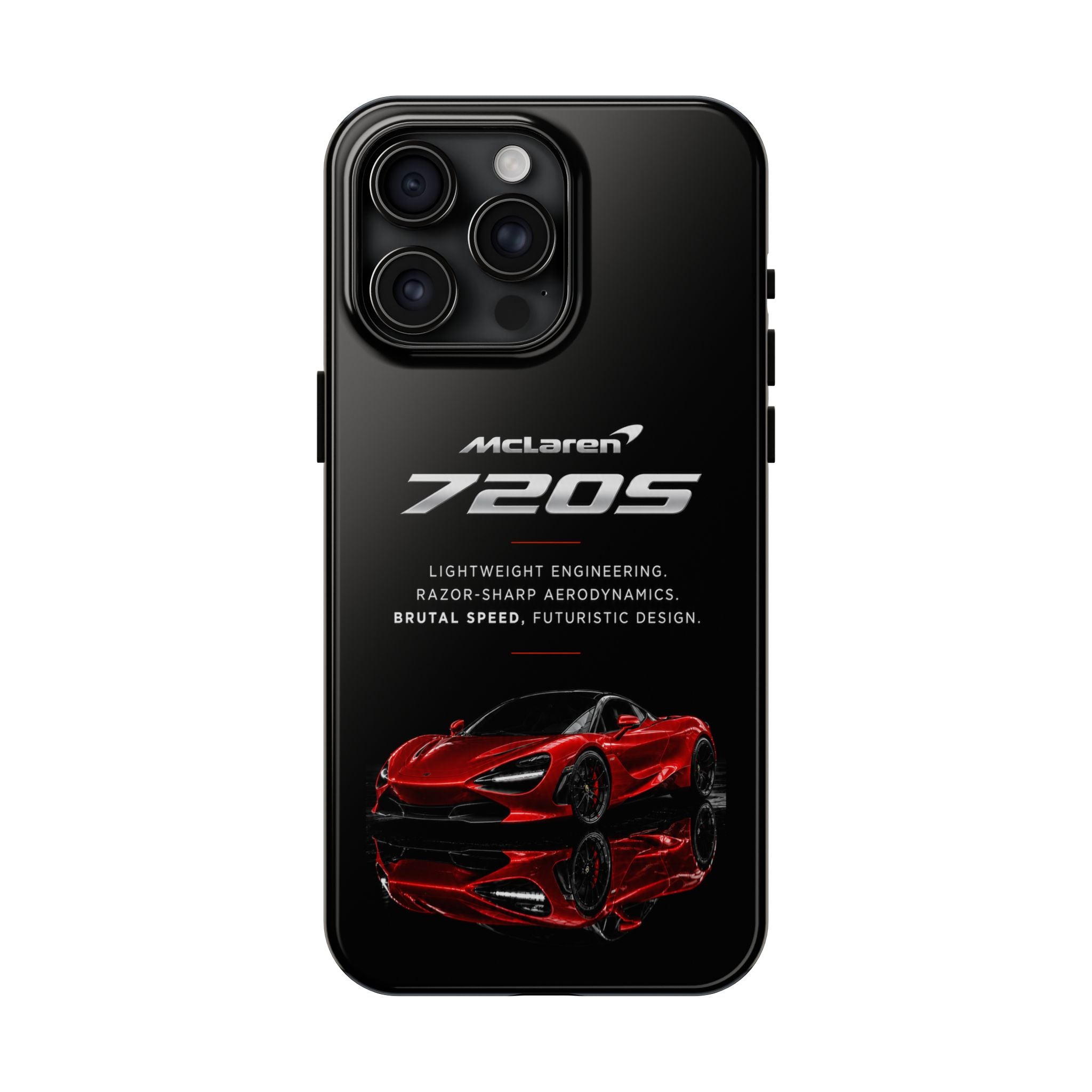 McLaren 720S Phone Case — Glossy Sports Car Tough Protective Cover