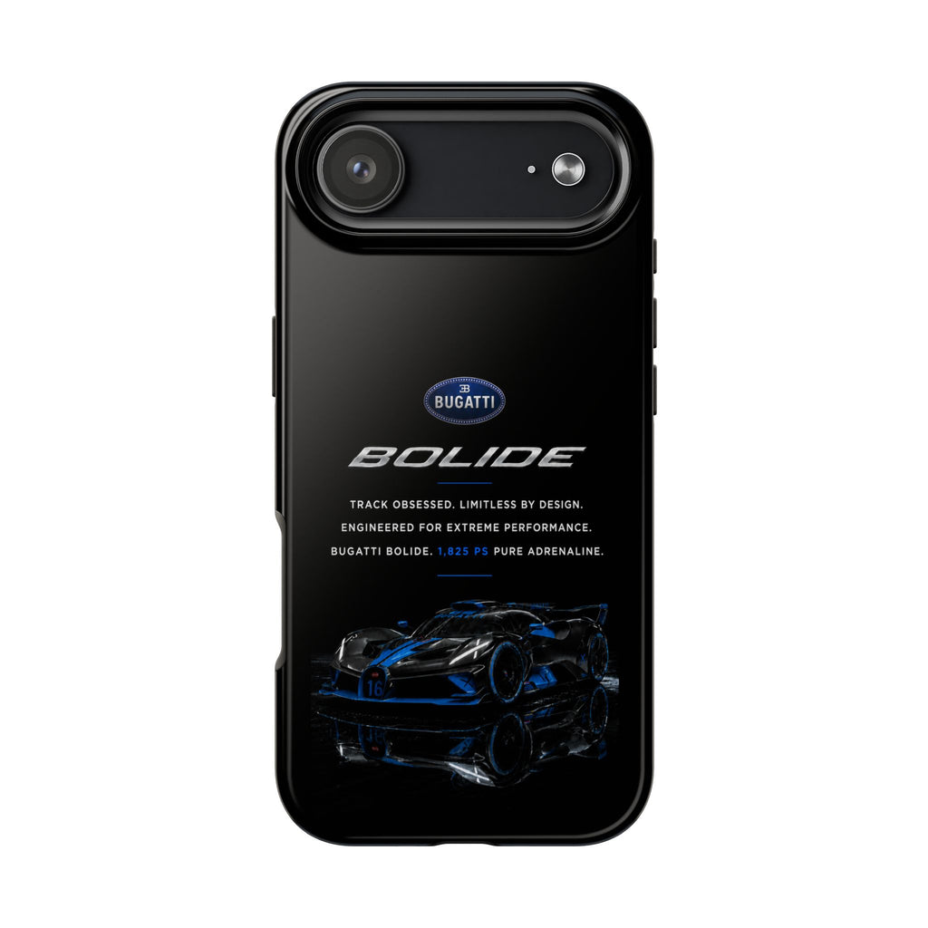 Bugatti Bolide Racing Phone Case — Glossy Protective iPhone Cover