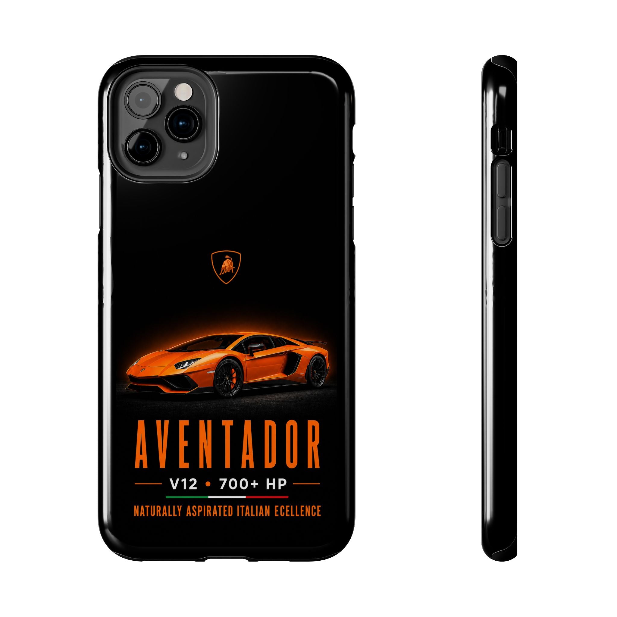 Aventador Sports Car Tough Phone Case — Orange Supercar V12 700+ HP