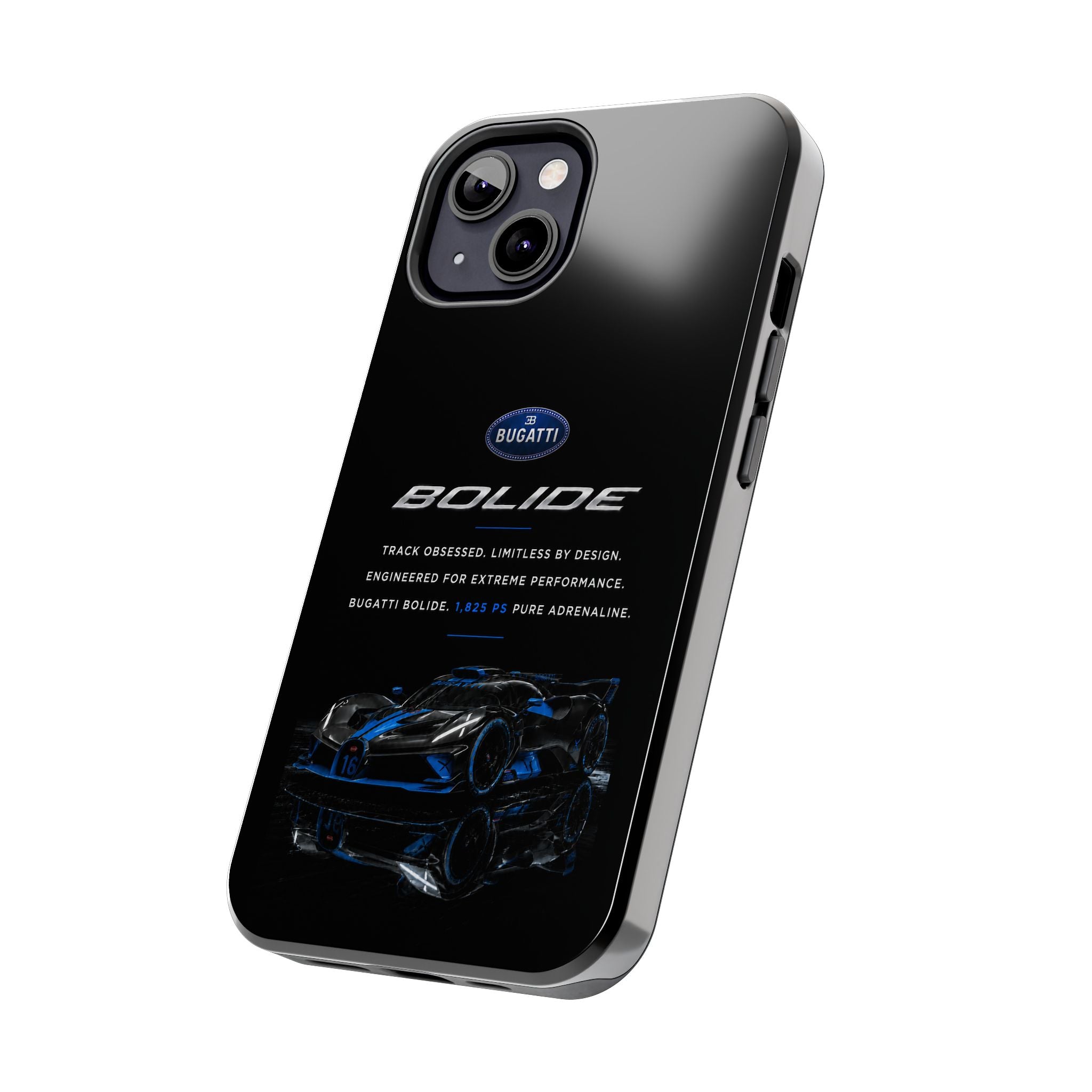 Bugatti Bolide Racing Phone Case — Glossy Protective iPhone Cover